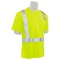 Erb Safety T-Shirt, Birdseye Mesh, Short Slv, Class 2 9006SUV50, Hi-Viz Lime, 2XL 62553